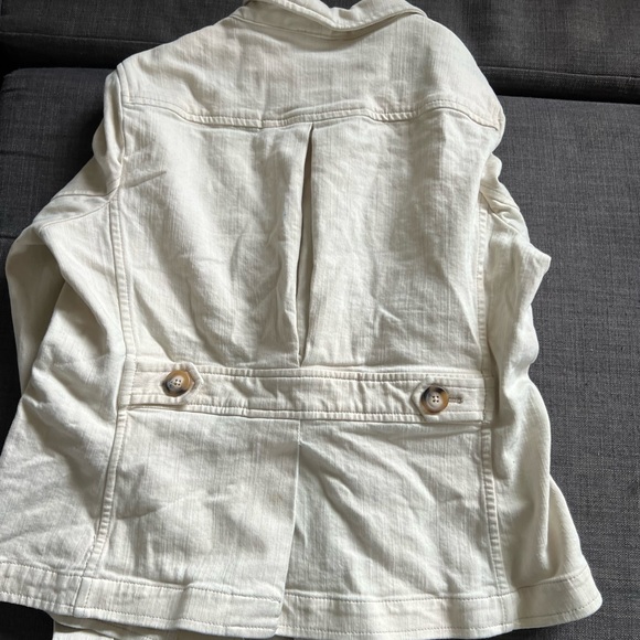 Gap womens size 16 cream denim jacket - Picture 3 of 4